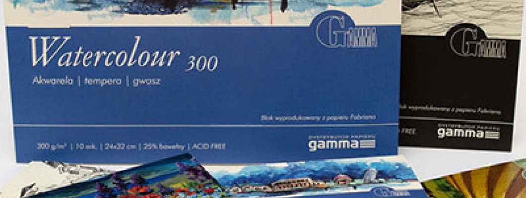 Увага НОВИНКА! Склейки паперу для акварелі, акрилу та графіки GAMMA