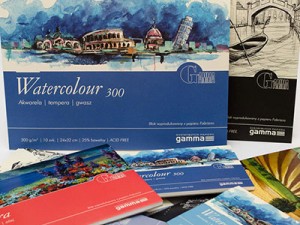 Увага НОВИНКА! Склейки паперу для акварелі, акрилу та графіки GAMMA
