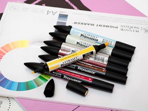ProMarker W & N - перманентний прозорий двухсторонній на спіртовій основі маркер професійної якості.
