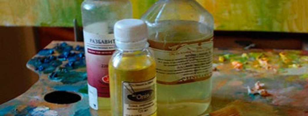 Олії для живопису олійними фарбами.
