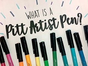 Огляд маркерів PittArtistPen від компанії FaberCastell та невеликі дрібниці.