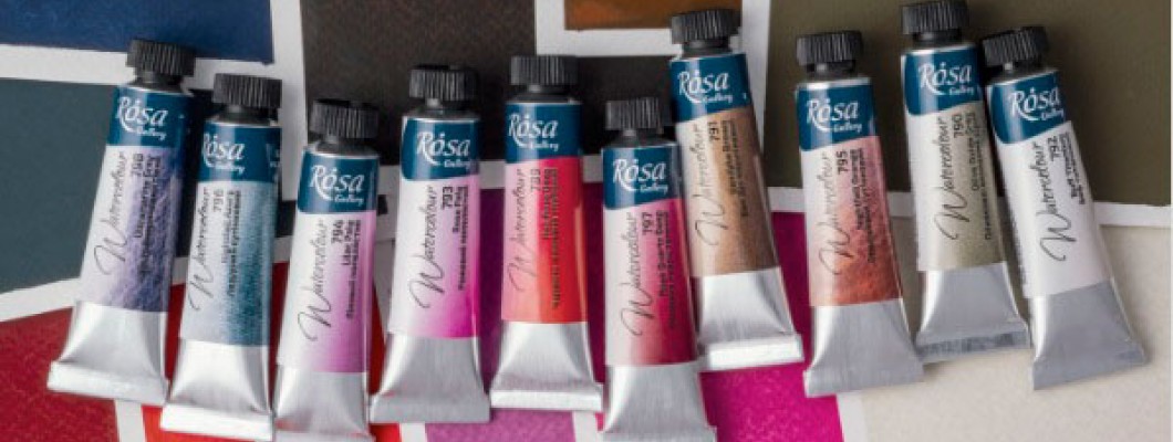 Палітра розширюється: 10 нових акварельних відтінків ROSA Gallery